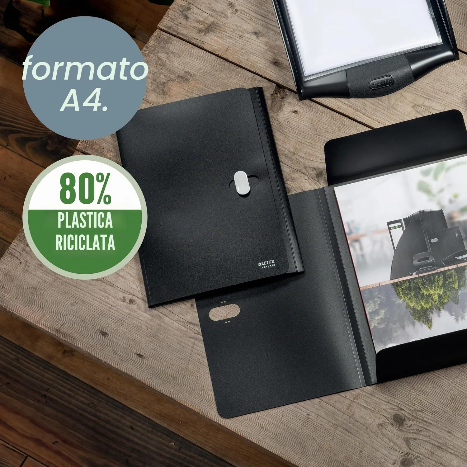 Leitz Recycle 46230095 scatola archivio A4 nero 250 fogli