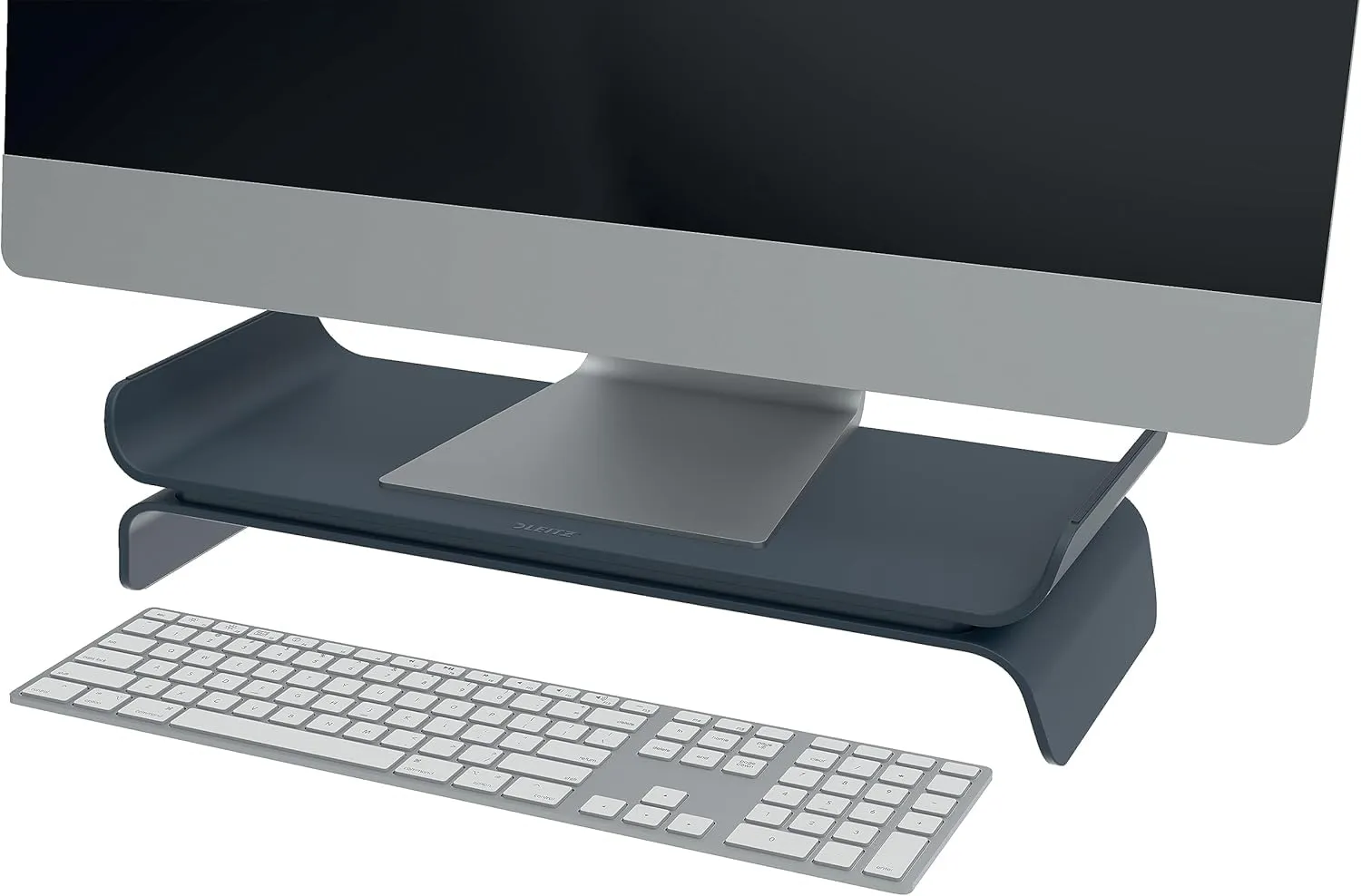 Leitz Ergo 65040089 supporto monitor grigio velluto 27"