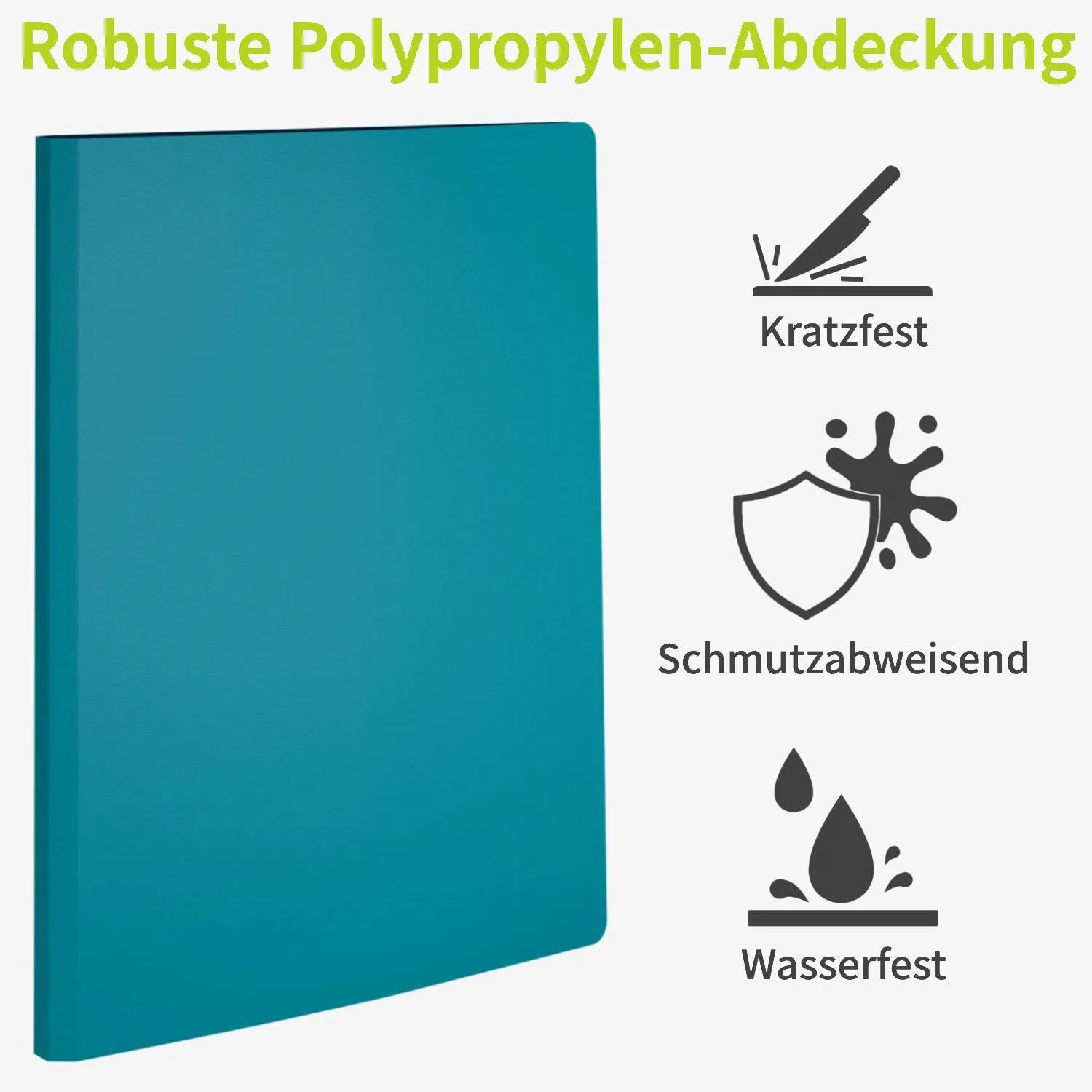 Acropaq portalistini A4 30 buste verde