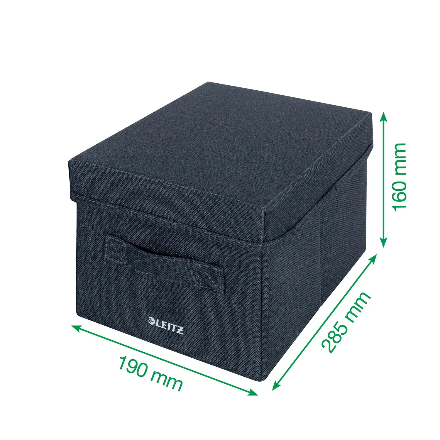 Leitz MyBox 61460089 scatola tessuto grigio set 2 piccole