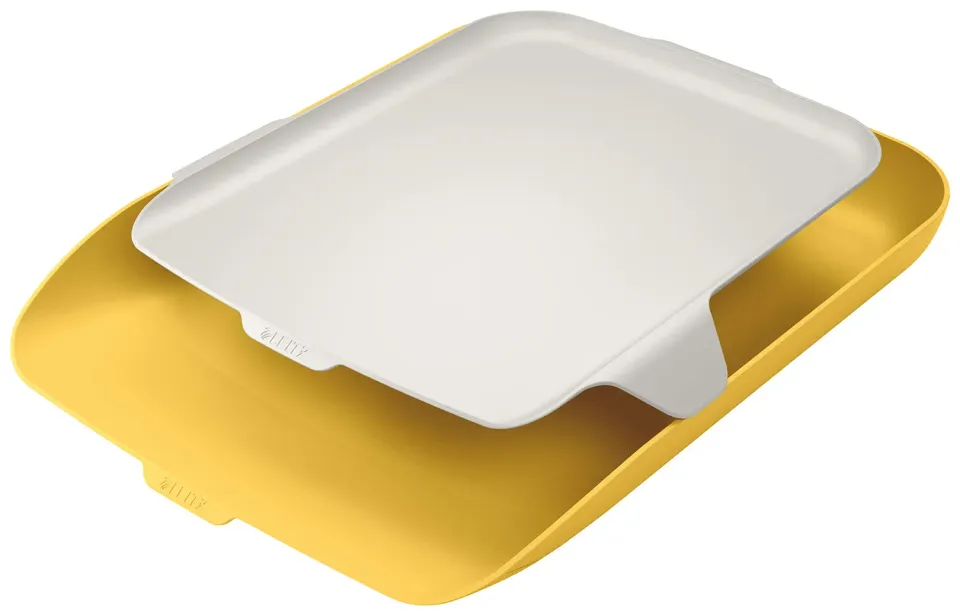 Leitz Cosy 52590019 vaschetta portacorrispondenza giallo + vassoio