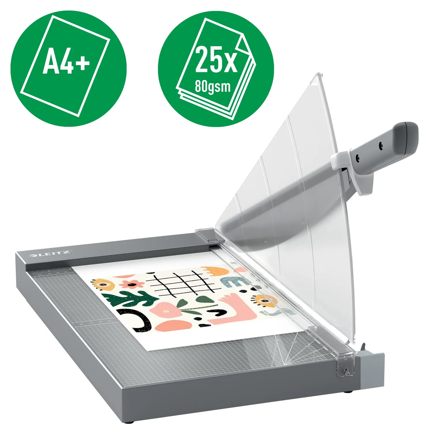 Leitz Precision Pro taglierina ghigliottina A4+ 25 fogli vetro