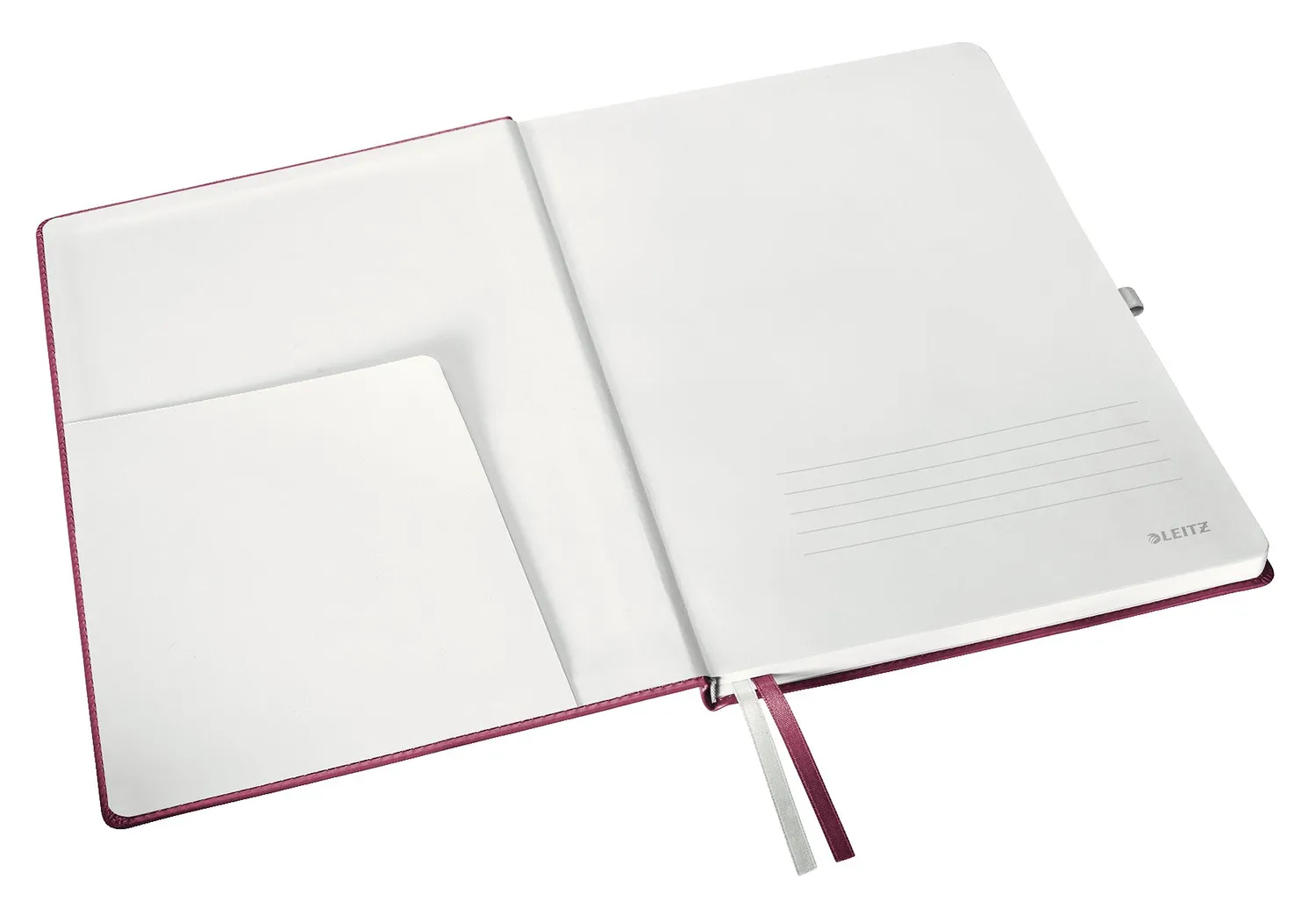 Leitz Style A4 taccuino quadretti rigido rosso granato