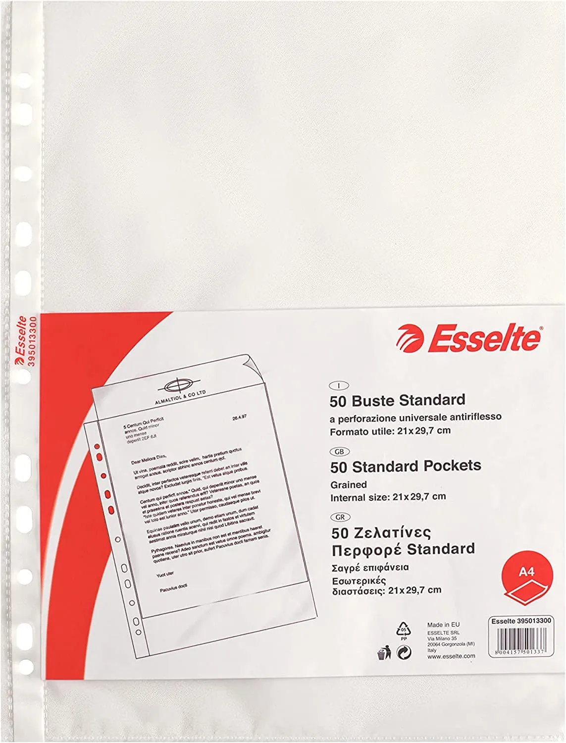 Esselte Oxford G85 raccoglitori A4 set 6 pezzi