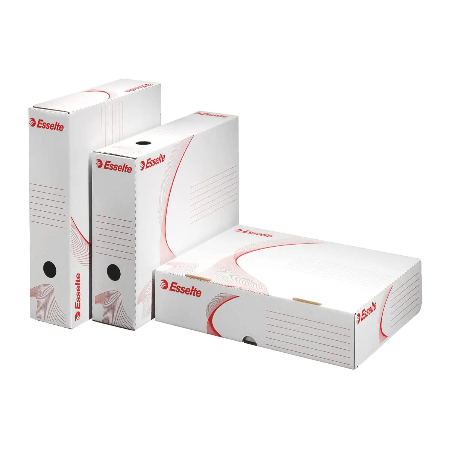 Esselte Boxy 80 128003 scatola archivio A4 8 cm bianco 10 pezzi