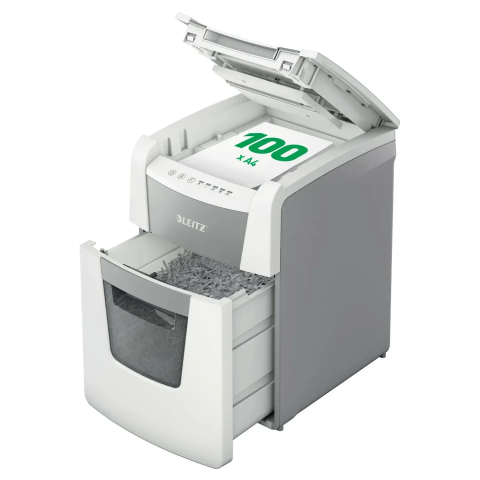 Leitz IQ Autofeed 100 distruggidocumenti P5 automatico 100 fogli