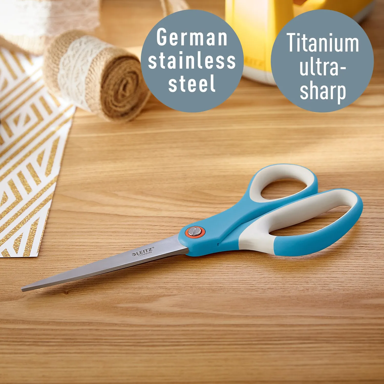 Leitz Cosy Titanium forbici 205 mm blu calmo
