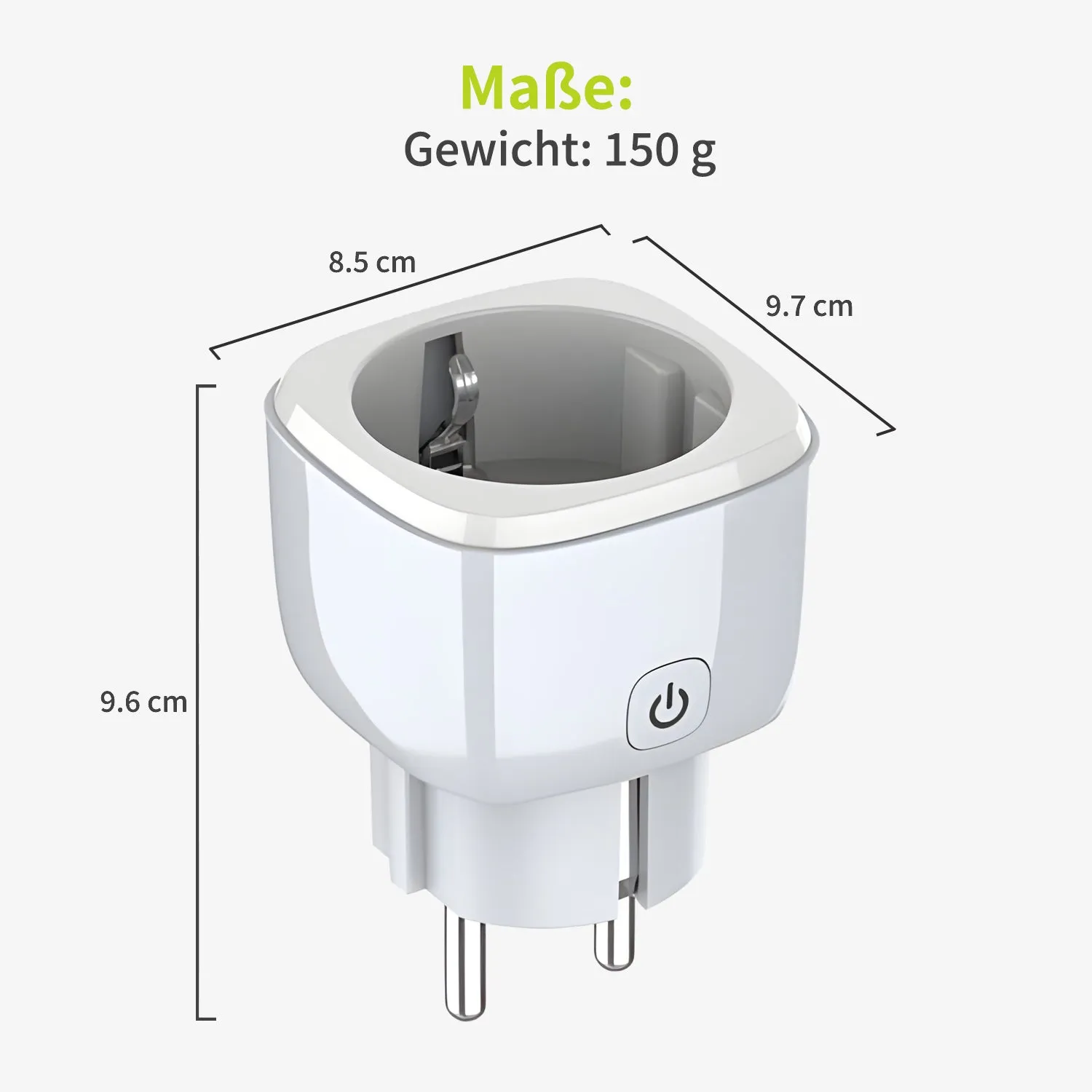 ACROPAQ Presa wifi smart plug timer app