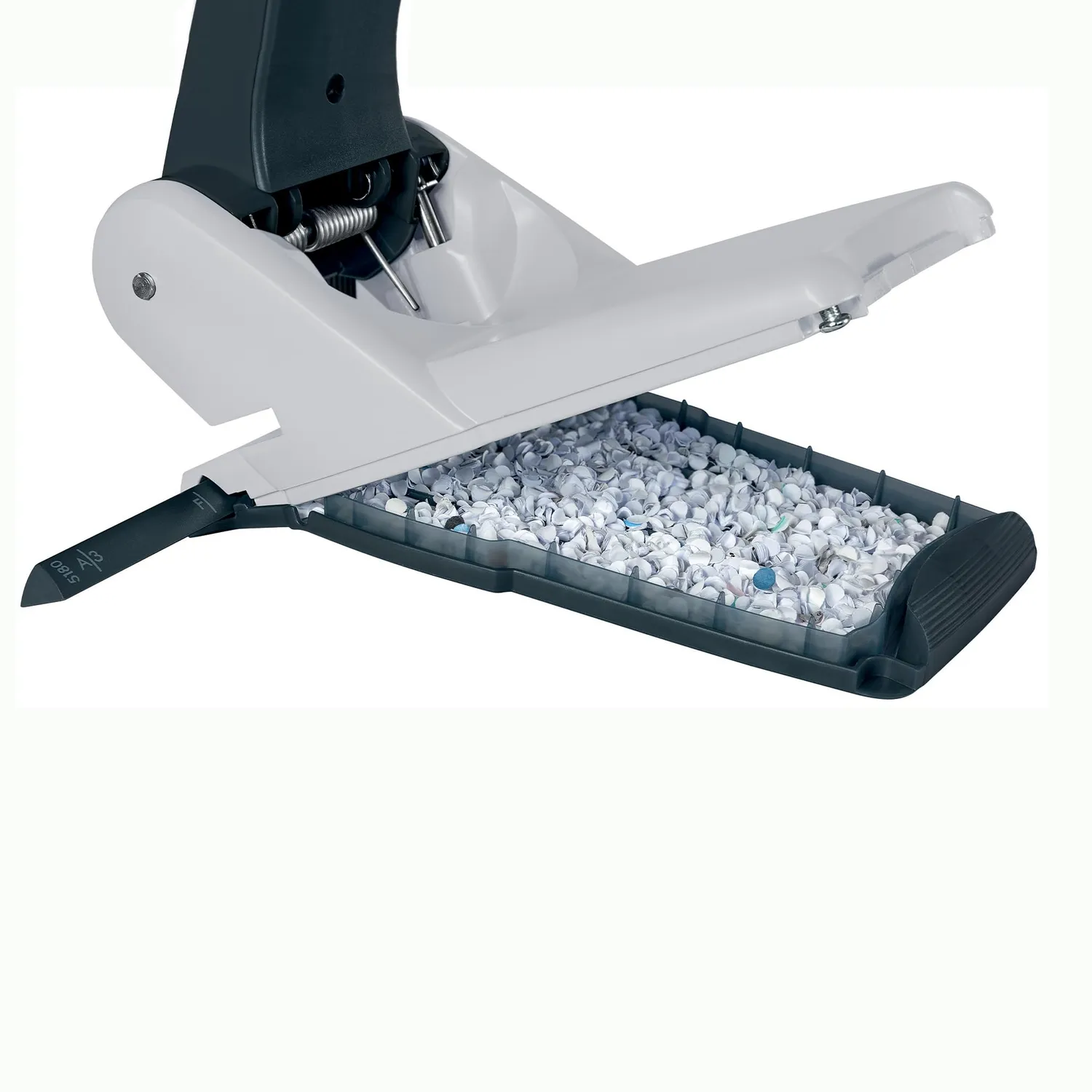 Leitz 5180 perforatrice 65 fogli rossa metallo