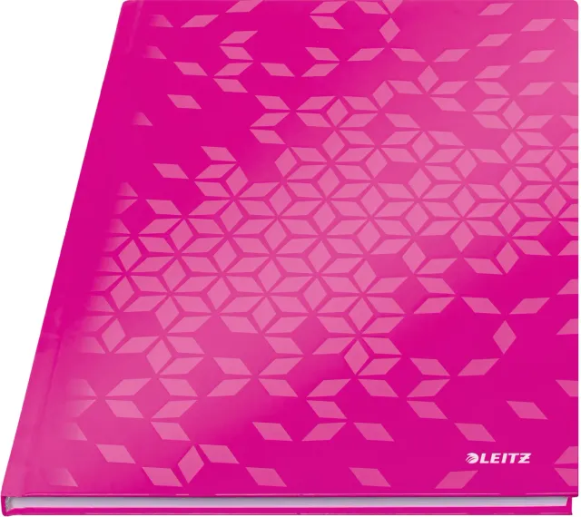 Leitz WOW 46251023 quaderno A4 righe fucsia 160 pagine
