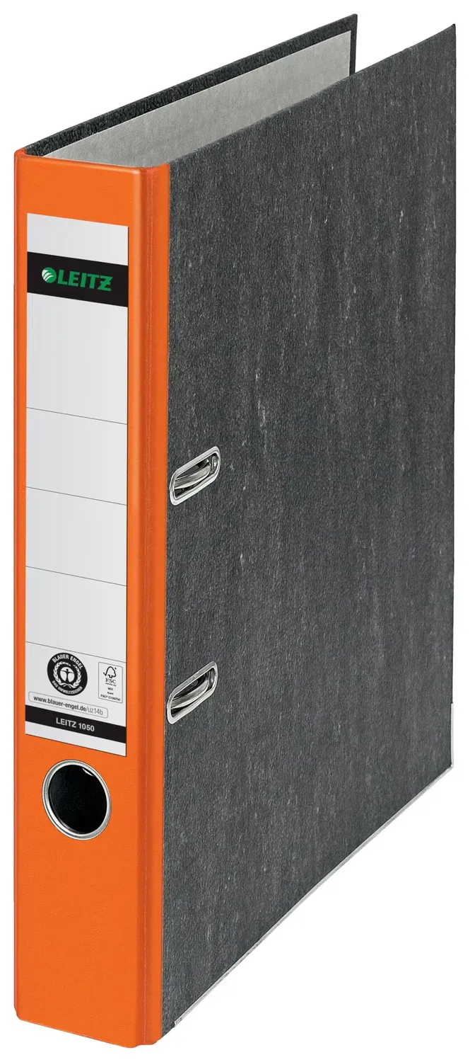 Leitz 180 10505045 registratore a leva arancione sottile 350 fogli