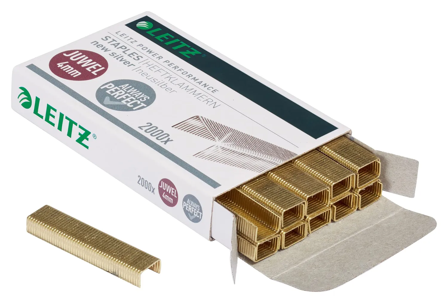 Leitz Ergo WOW Juwel 56410000 punti cucitrice 4 mm 2000 pz acciaio