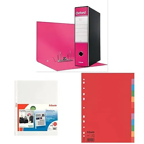 Oxford G83 registratori a leva fucsia 6 pz dorso 8 cm