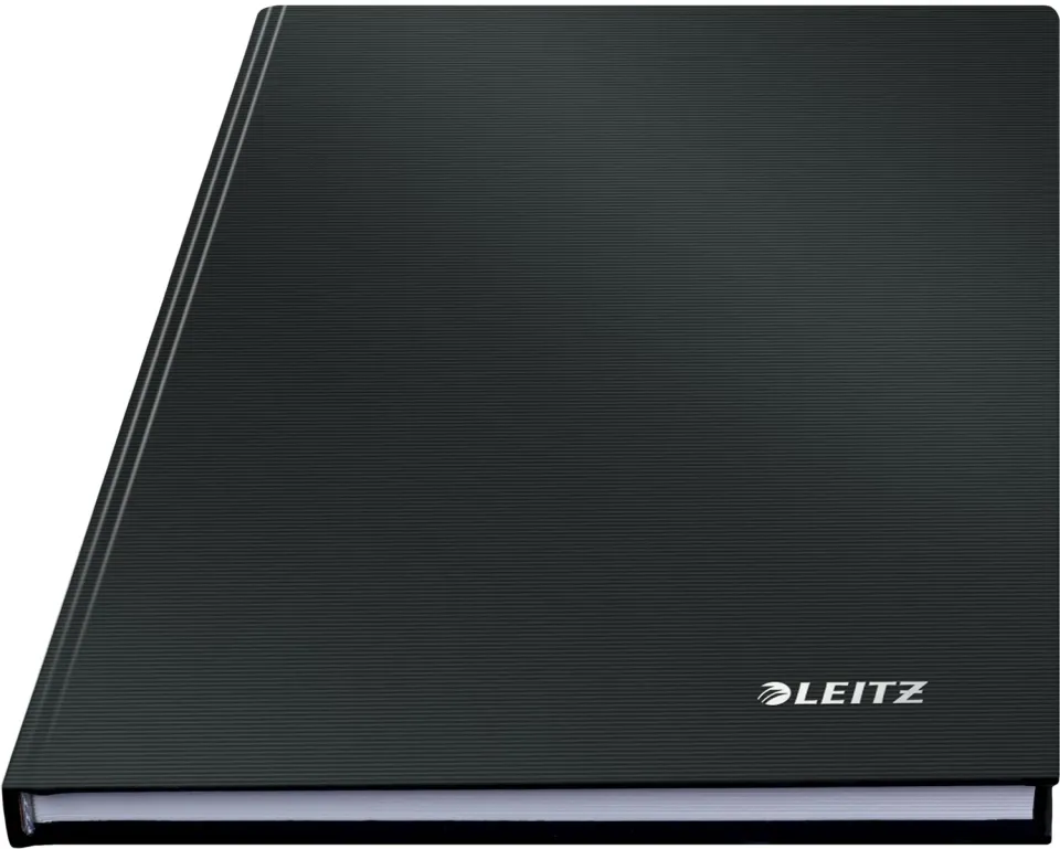 Leitz Solid 46660095 quaderno A5 a quadretti nero copertina rigida