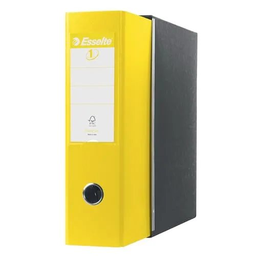Esselte Eurofile G53 registratore giallo 8cm 6 pezzi