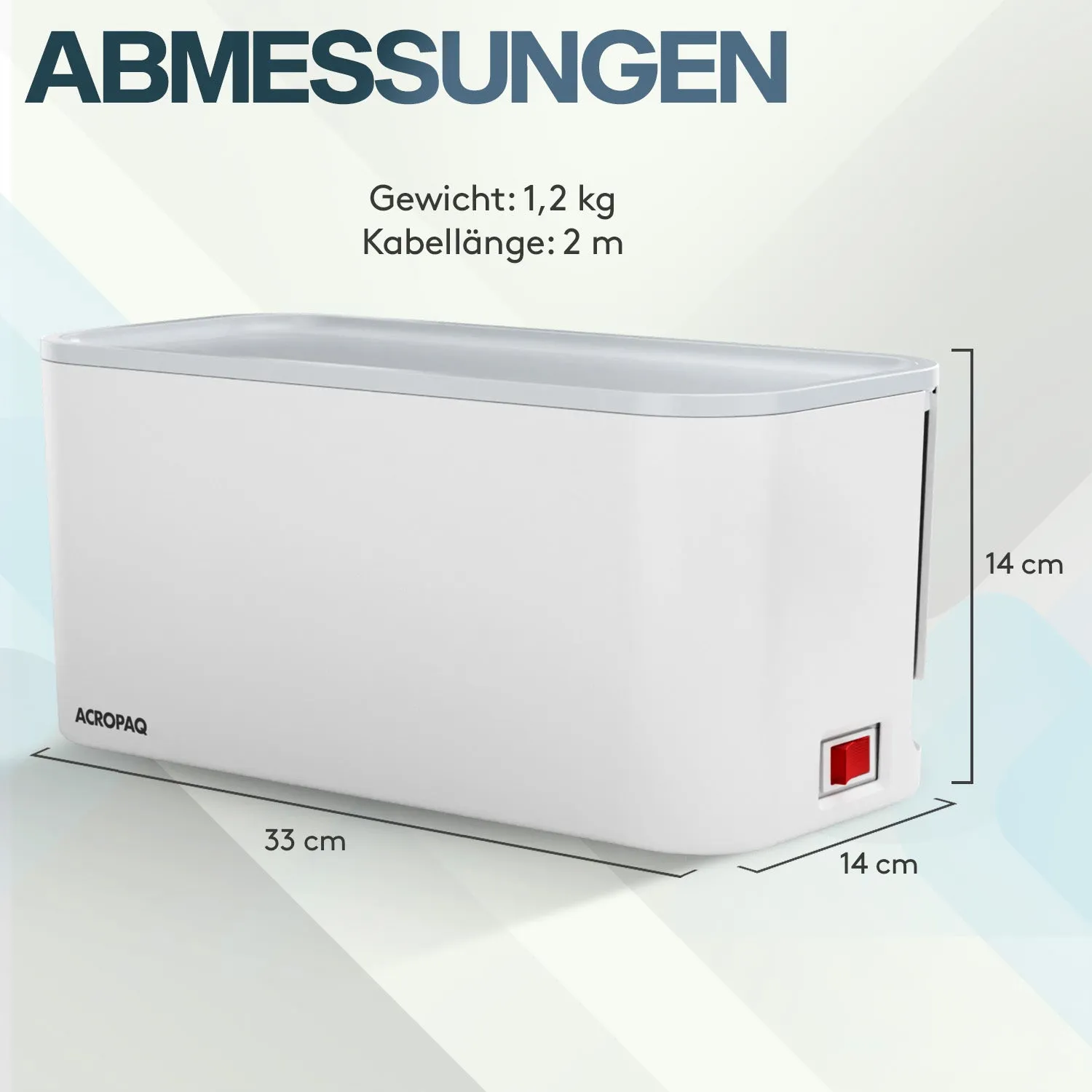 Acropaq multipresa 5 prese + 3 USB QC3.0 Type-C bianca