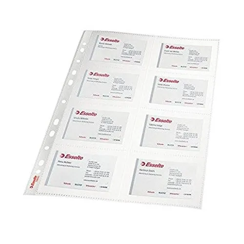 Oxford Esselte 78930 buste porta biglietti A4 10 pz lucide