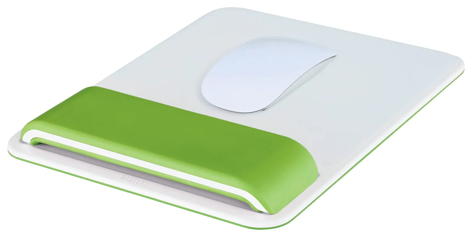 Leitz Ergo Cosy WOW poggiapolsi mouse grigio chiaro ergonomico