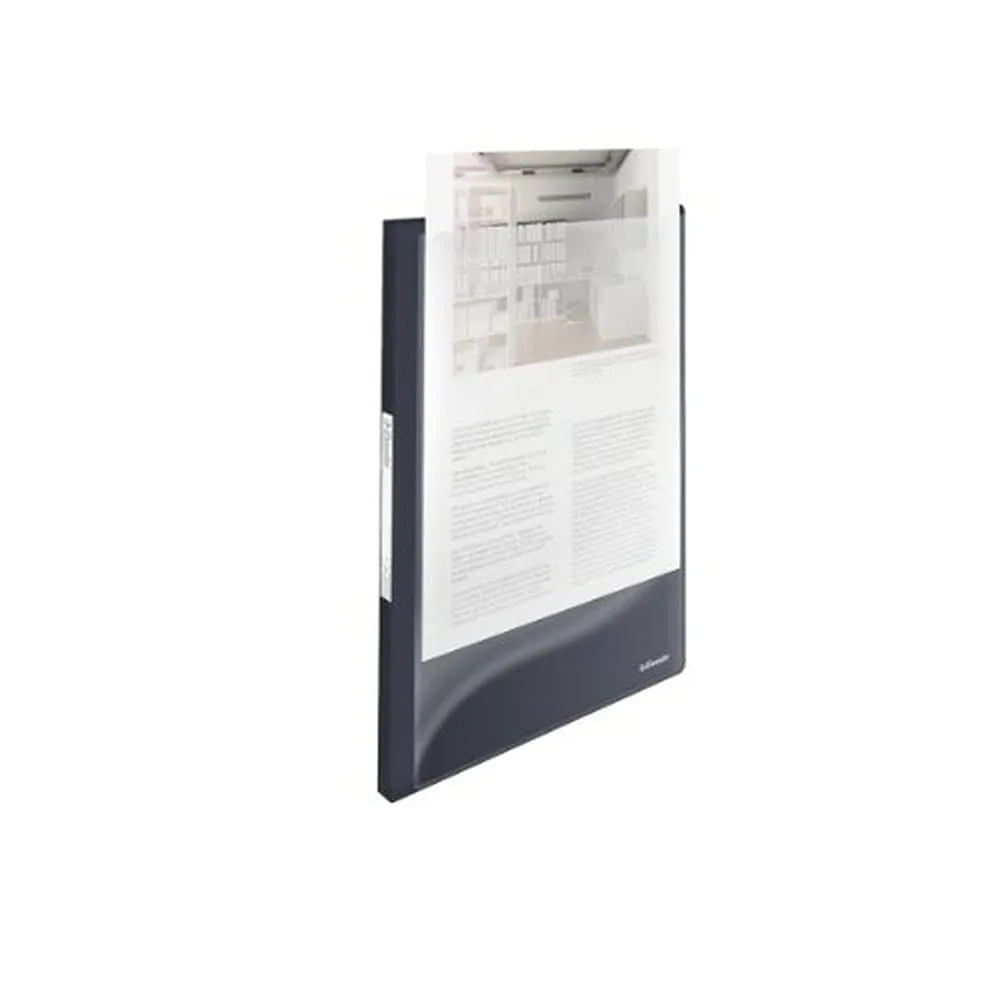 Oxford Esselte Vivida 624010 portalistino nero 20 buste A4