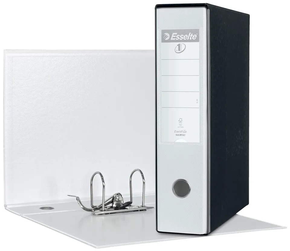 Esselte G55 Eurofile registratore protocollo bianco dorso 8 cm 500 fogli