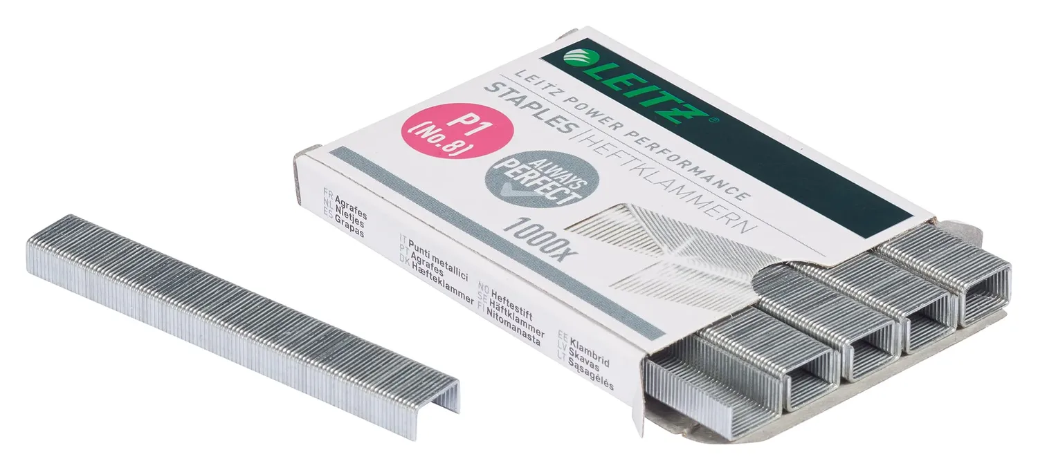 Leitz Ergo WOW 55780000 N°8 punti metallici 1000 pz 15 fogli