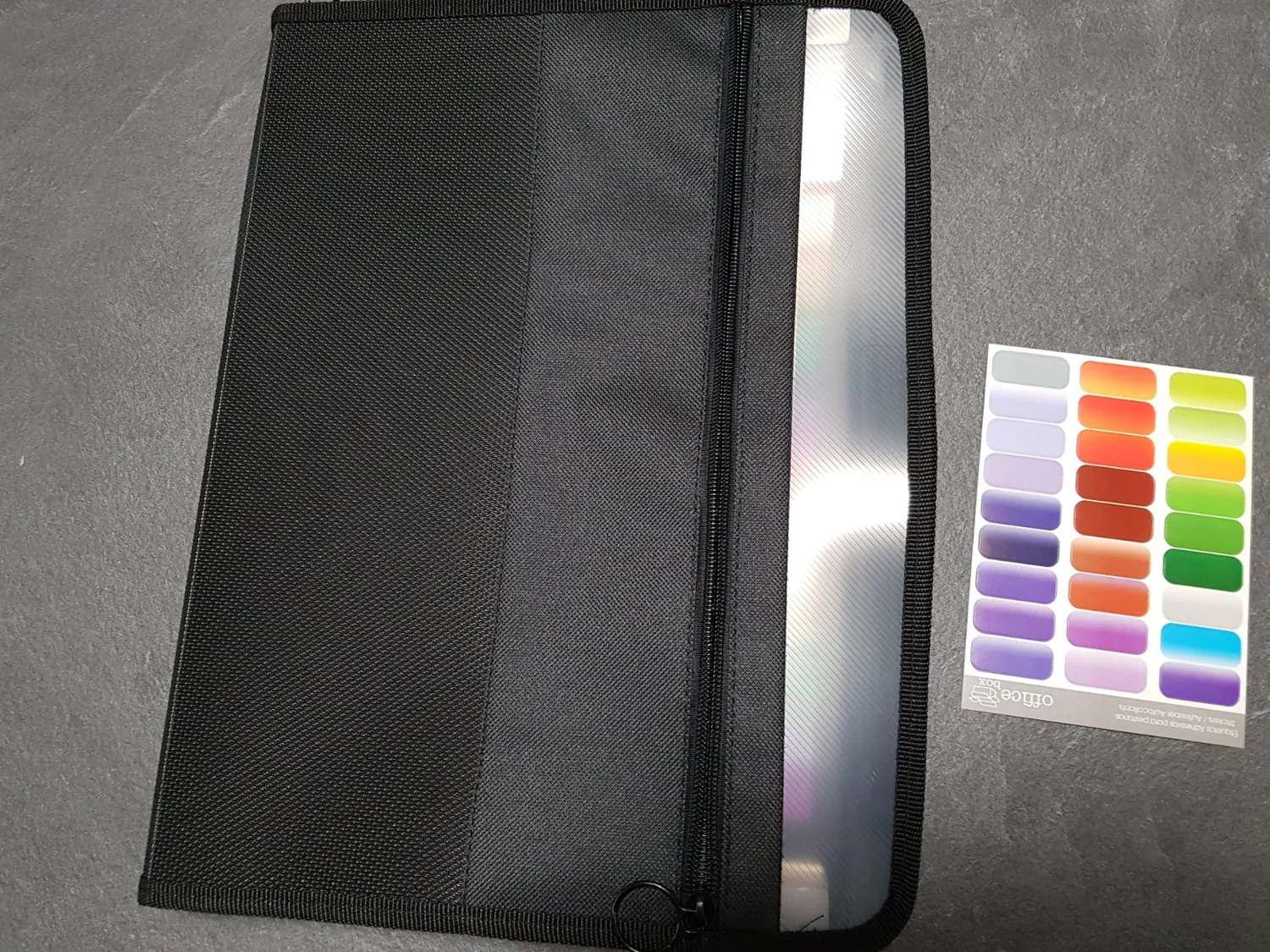 ABClife Cartella Documenti Zip A4 13 Tasche Colorata