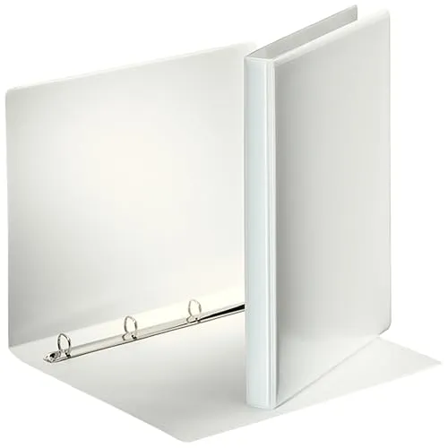 Esselte Essentials Panorama 49700 raccoglitore 4 anelli bianco 3 cm