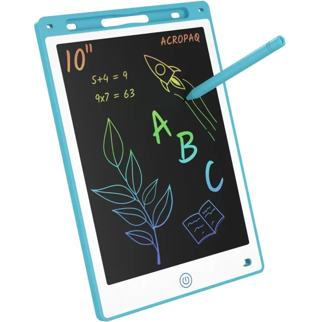 ACROPAQ Lavagnetta LCD 10 Pollici Blu