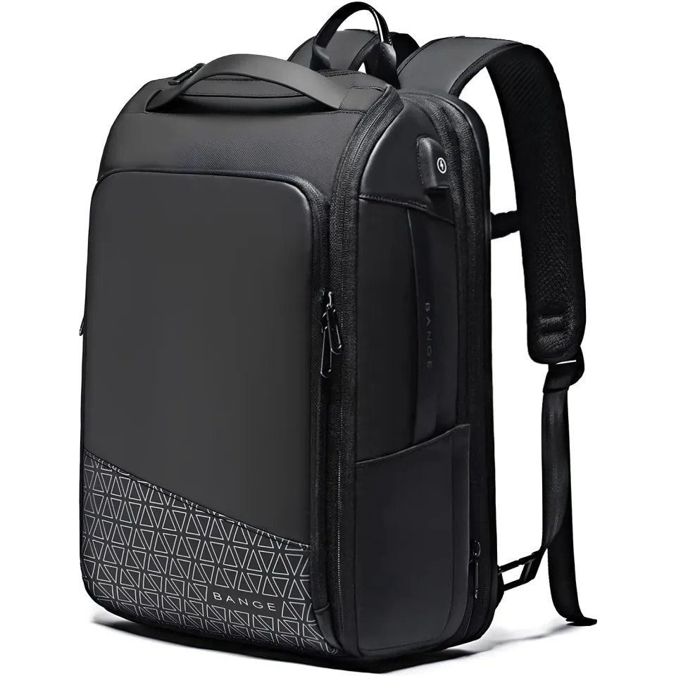 ACROPAQ Zaino 45L USB impermeabile laptop 15,6" nero