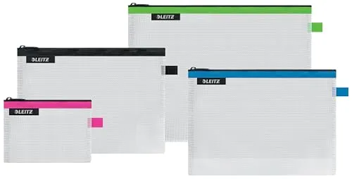 Leitz Ergo WOW 40160099 buste viaggio 4 pezzi colori assortiti