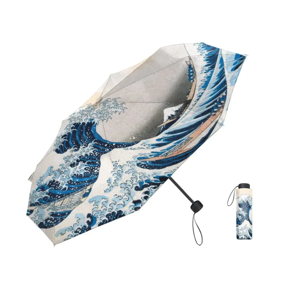 Kaos Hokusai ombrello pieghevole Grande Onda 97 cm