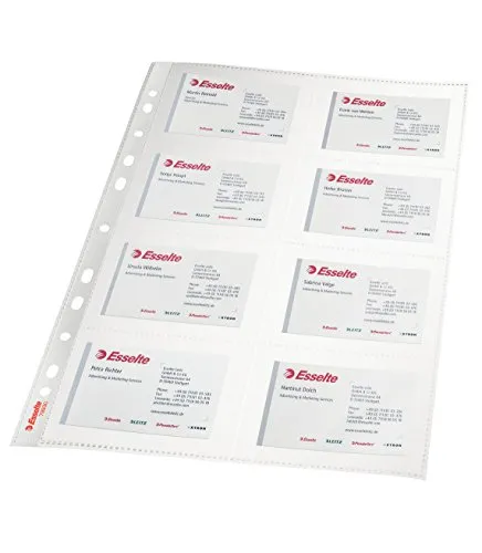 Oxford Esselte 78930 buste porta biglietti A4 10 pz lucide