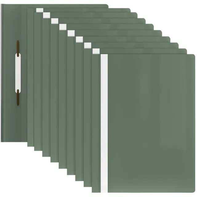 ACROPAQ Cartelline A4 PP 10 pz verde pastello