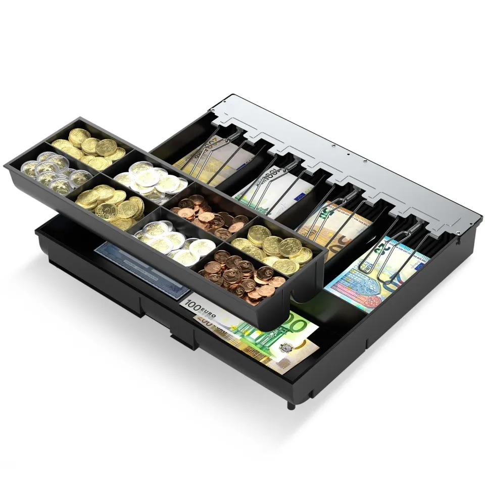 Acropaq vassoio cassetto contanti 8 monete 4 banconote