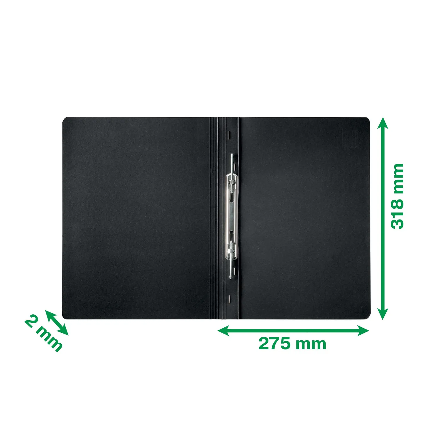Leitz Recycle 39050095 clip file A4 nero 250 fogli riciclato