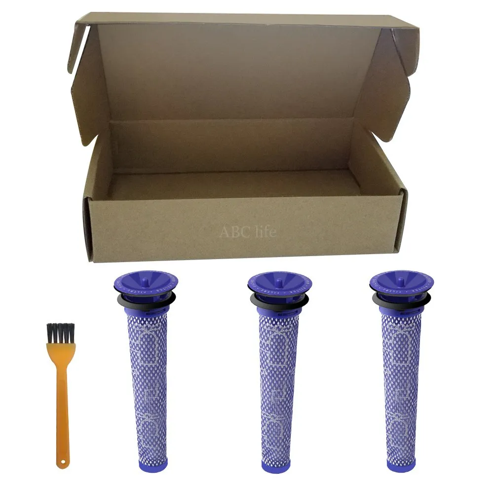 ABClife filtro aspirapolvere Dyson V6 V7 V8 lavabile 3 pezzi
