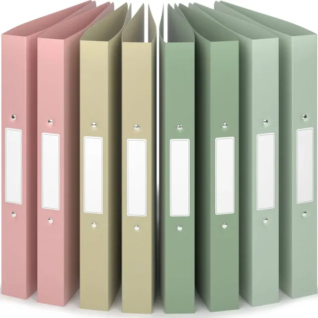 ACROPAQ Nature raccoglitore 2 anelli A4 terra 8 pezzi