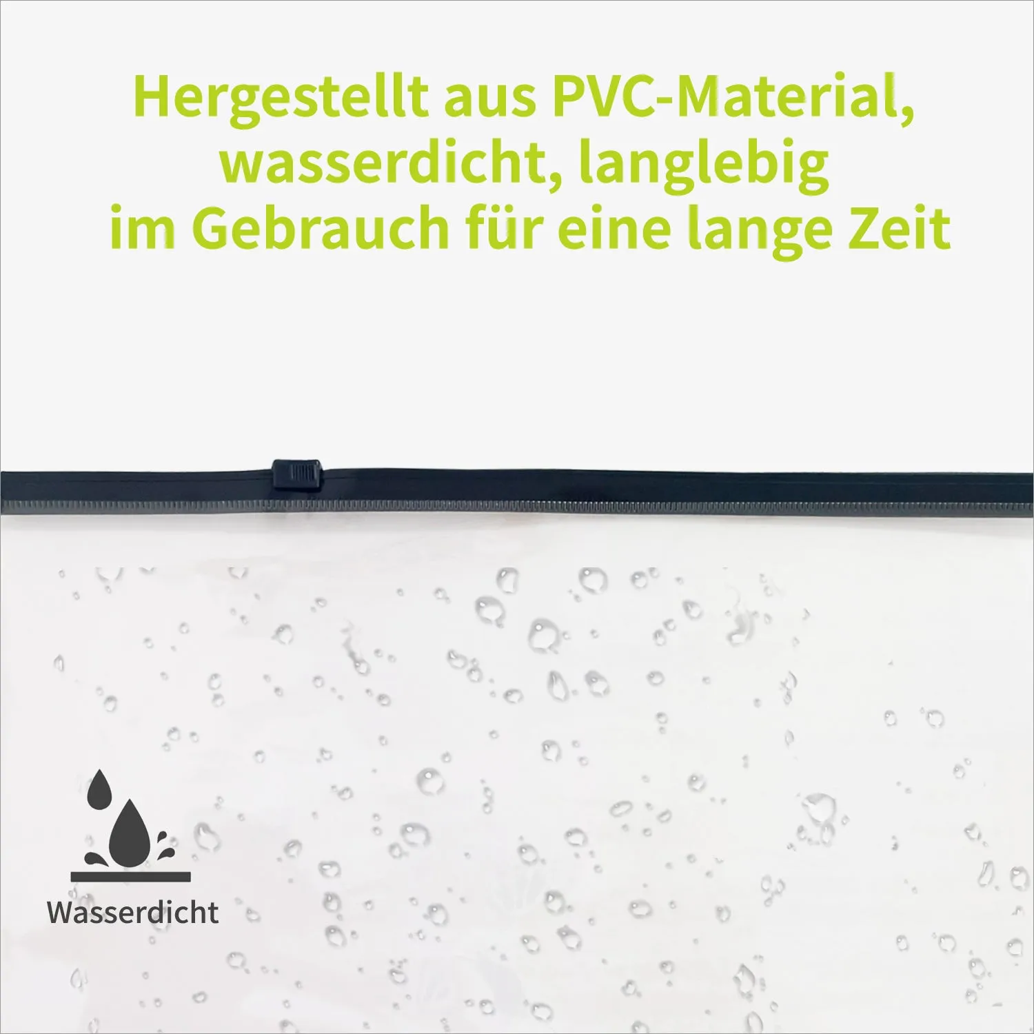 ACROPAQ Buste con Cerniera A5 Trasparenti PVC 5 Pezzi Nere