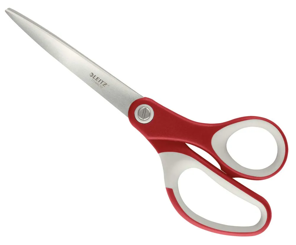 Leitz Ergo WOW 54176095 forbici titanio nere 205 mm