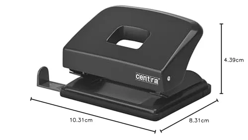 Esselte Centra HP20 perforatore 2 fori 20 fogli nero