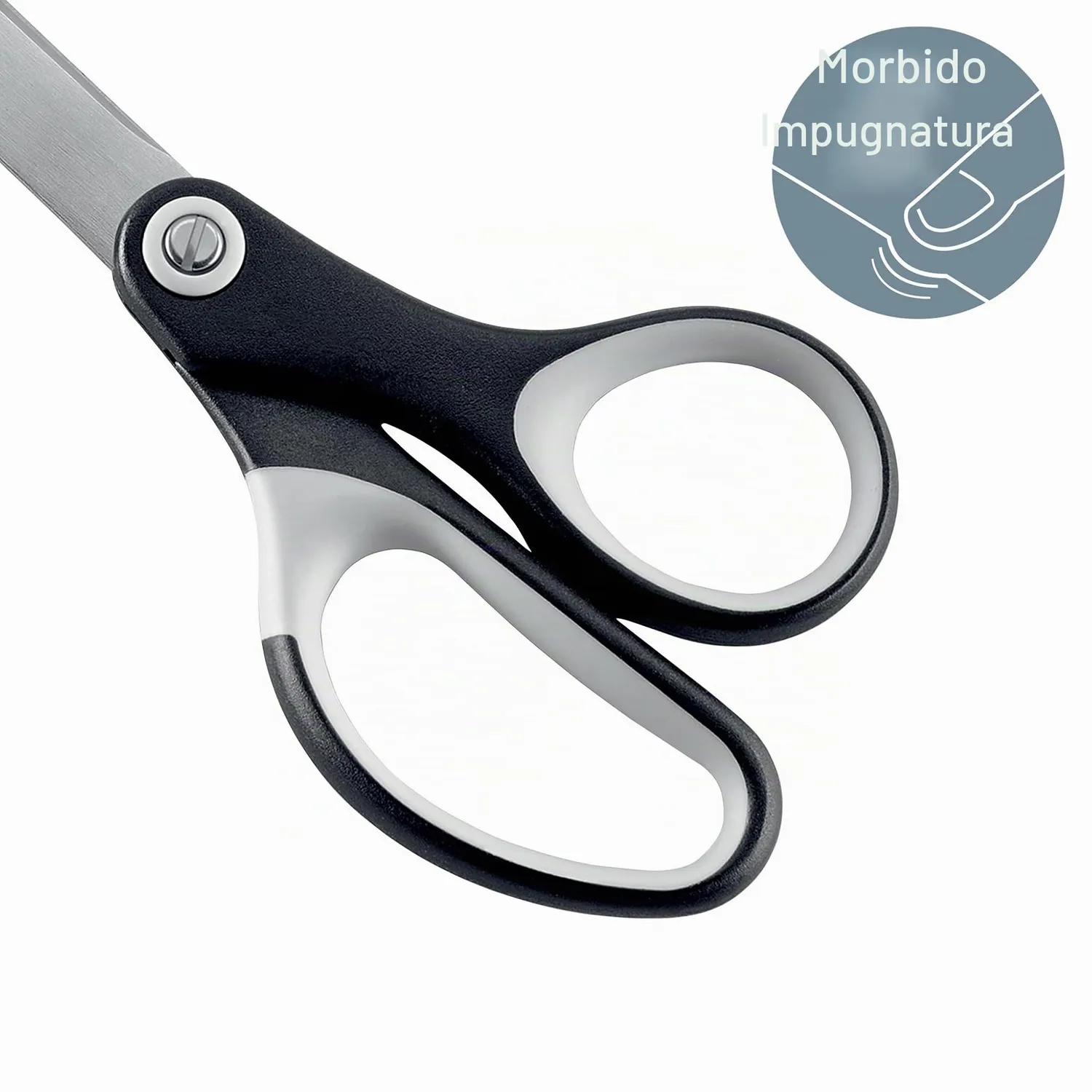 Leitz Ergo WOW 54186095 forbici titanio nere 260 mm