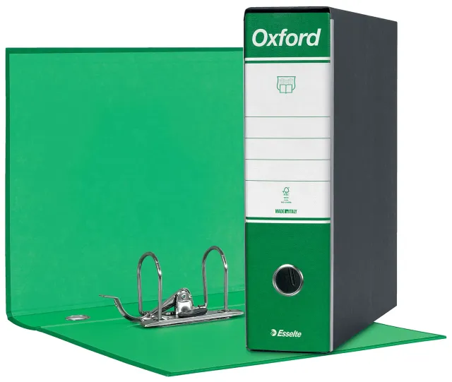 Oxford G83 390783180 registratore verde dorso 8 cm