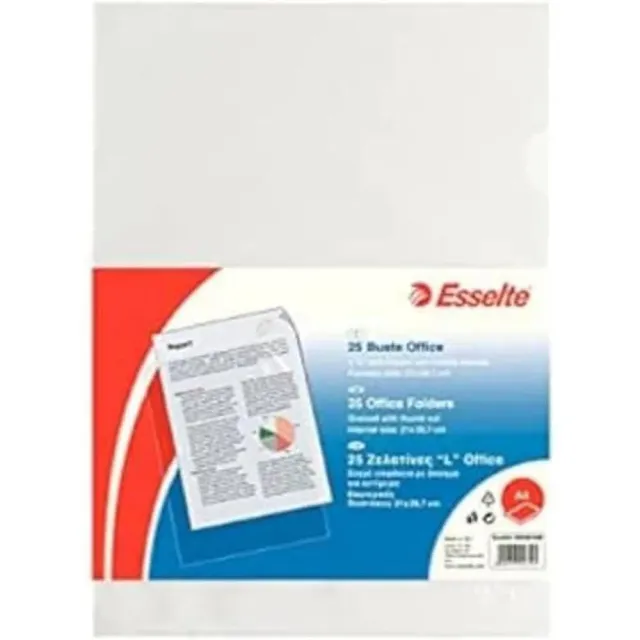 Esselte Office L 392581200 busta A4 antiriflesso confezione 25