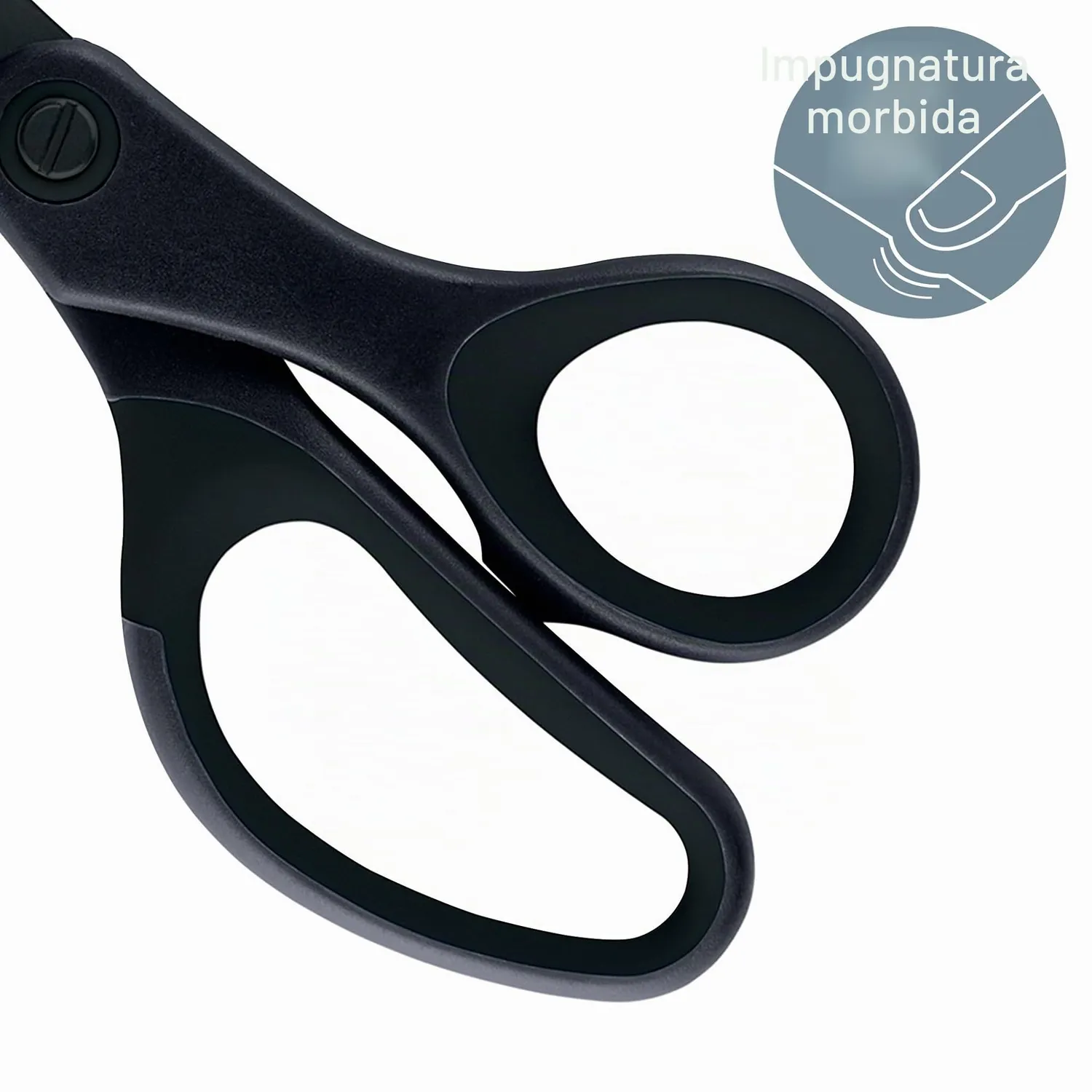 Leitz forbici titanio 20,5 cm nere antiaderenti precisione