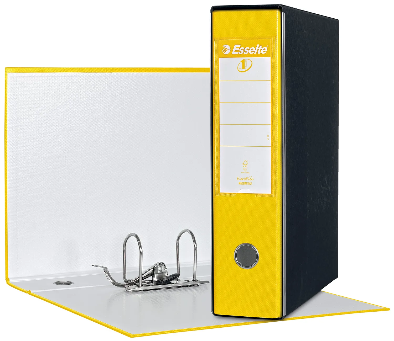 Esselte G55 Eurofile registratore protocollo bianco dorso 8 cm 500 fogli