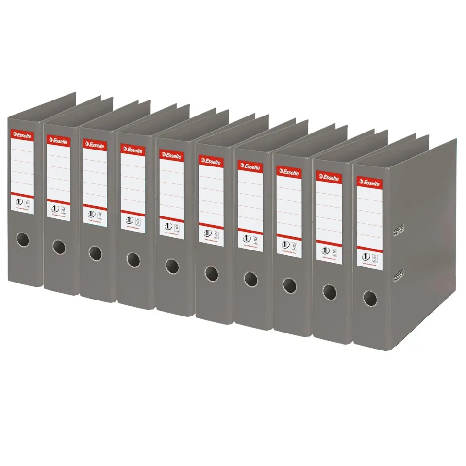 Esselte 811380 raccoglitore leva A4 grigio 500 fogli