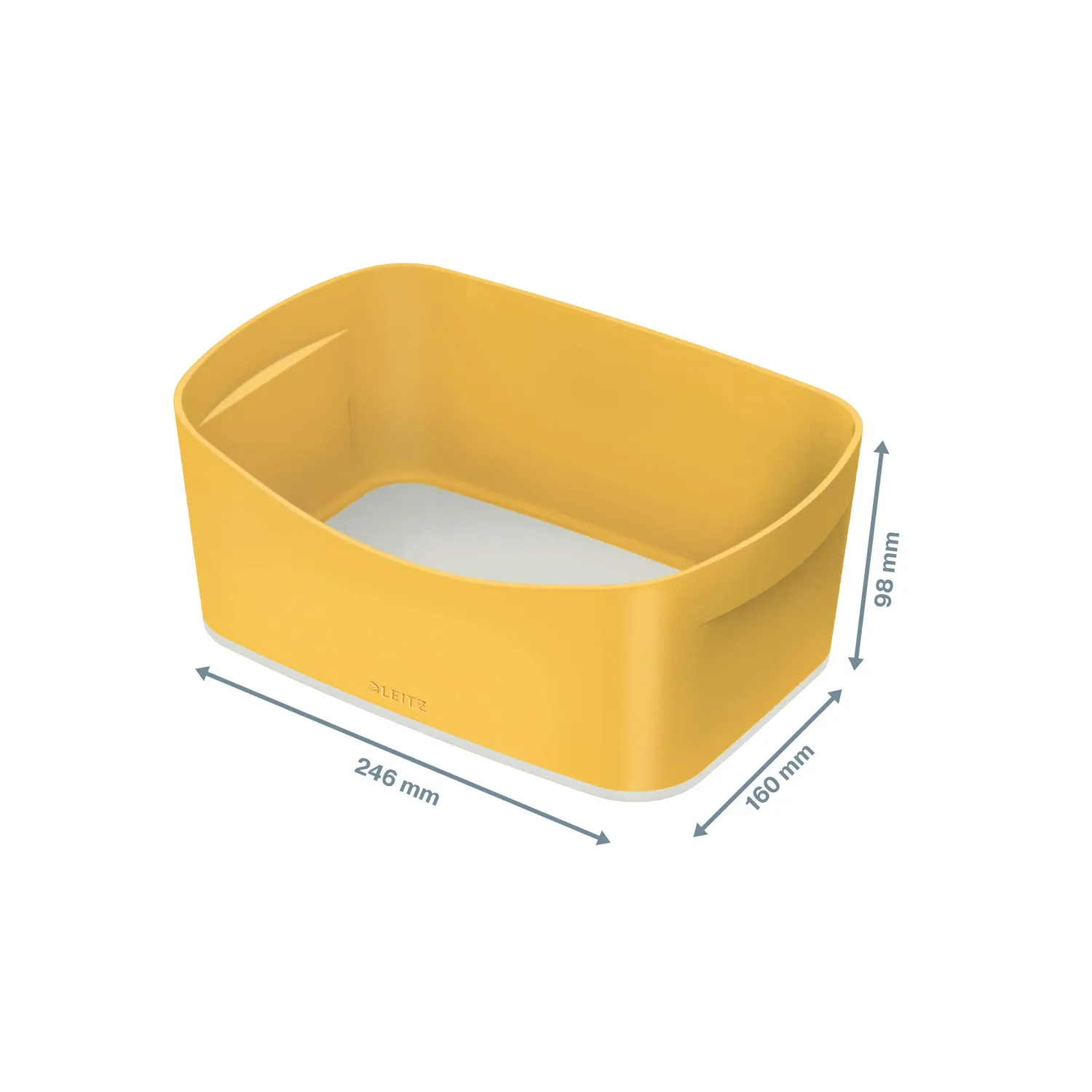 Leitz Cosy 52640019 contenitore organizer S giallo plastica