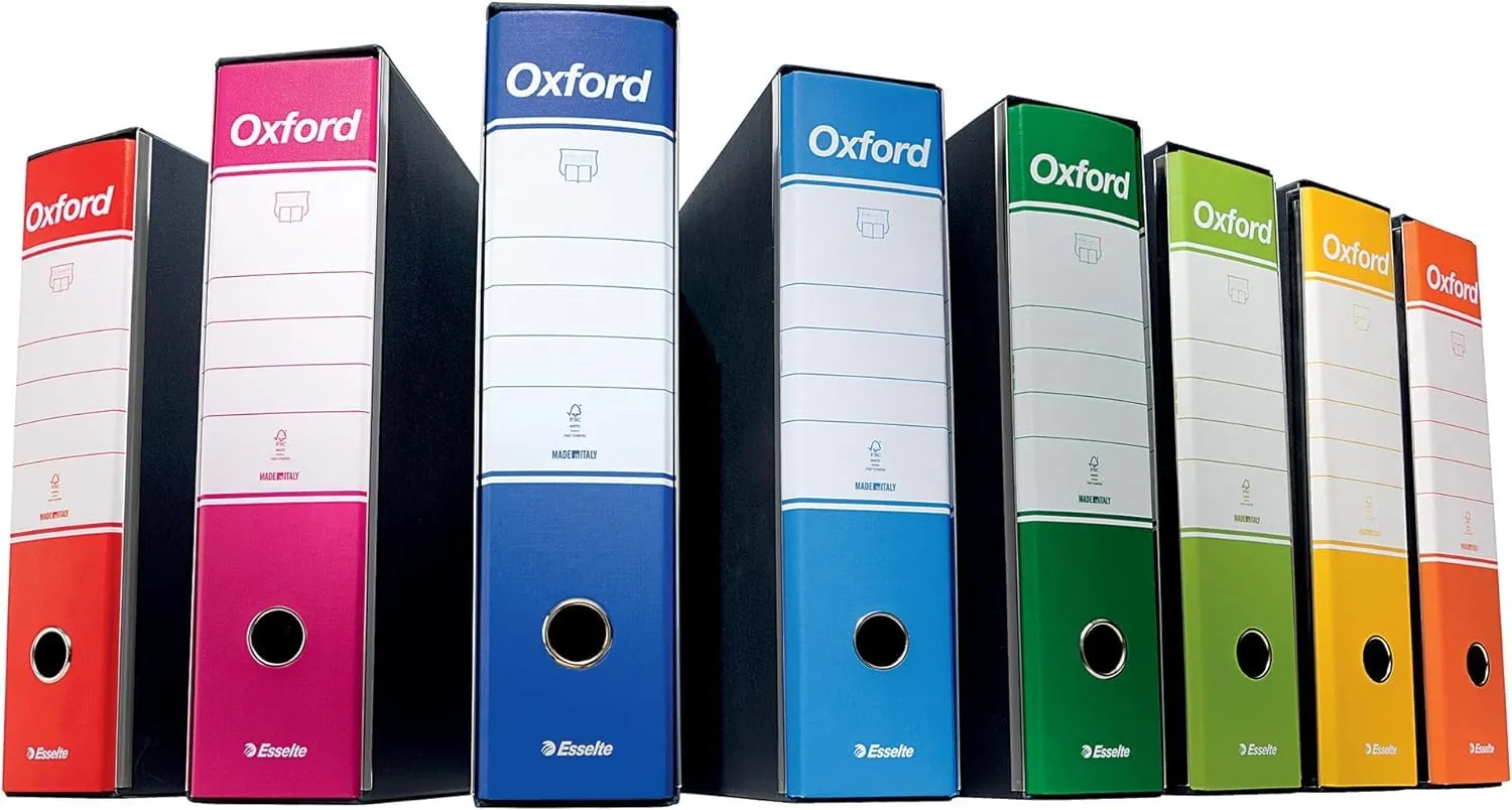 Esselte Oxford Color Mix 390785111 registratori 6pz 8cm