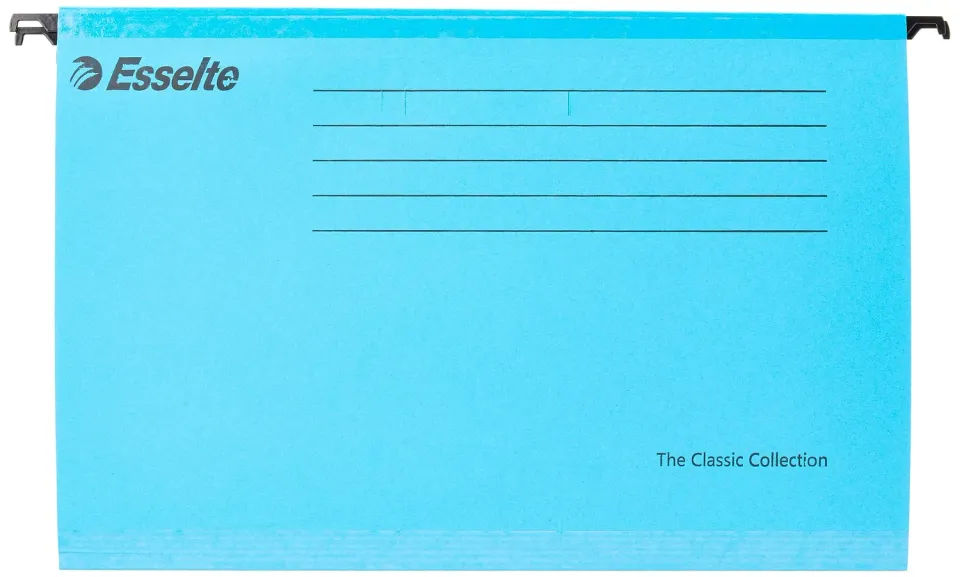 Esselte Classic 390-V cartelle sospese A4 confezione 25 blu