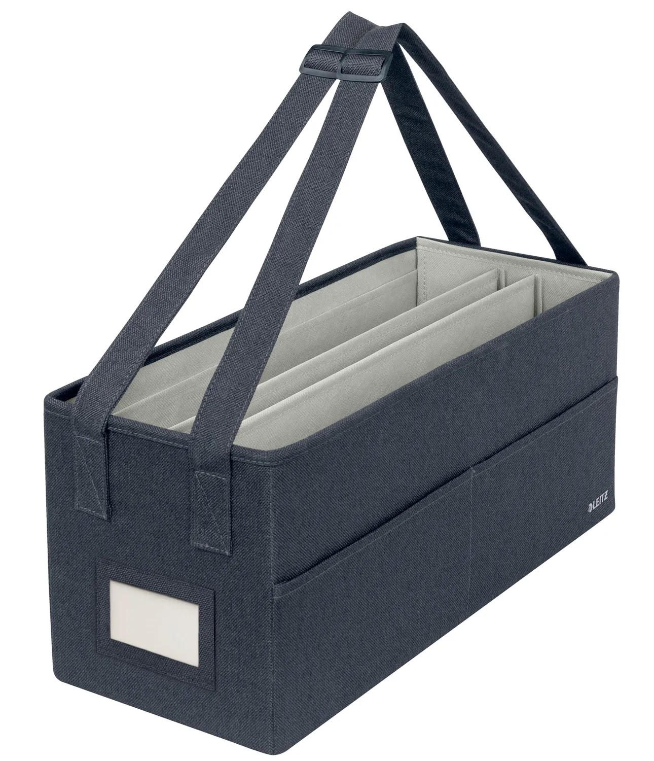 Leitz 65760089 borsa laptop 14" grigia compatta aperta